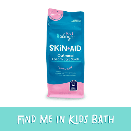 Oilogic Kids Skin+Aid Oatmeal Epsom Salt Soak, 32oz