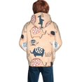 thumbnail image 6 of Kll Unisex Kids Boys Girls Hooded Pocket Pullover Hoodies-Cute Ink Drawn Elephants, 6 of 9