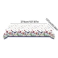 thumbnail image 3 of Luckky 2Pack 4th of July Patriotic Decorative Rectangle Tablecloth Flag,USA National Rectangle Kitchen Table Cover Oblong Tablecloth for Dining Table Buffet Parties Patio Camping 53×107Inch, 3 of 6