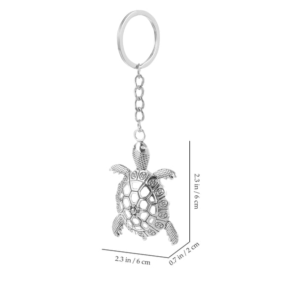 CTIRCHIU Travel Turtle Pendant Keychain Metal 1Set Bag Embellishment