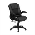thumbnail image 1 of Scranton Chaise de Bureau en Cuir & Co en Noir, 1 of 2