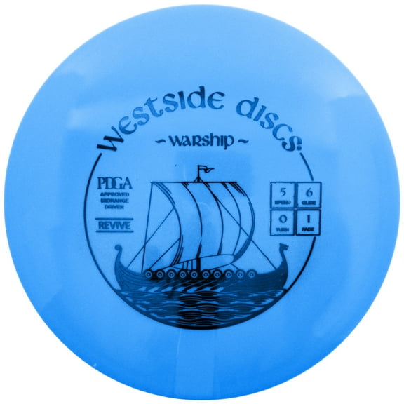 Westside Discs Revive Warship Midrange Golf Disc [Colors Will Vary] - 177-180g