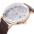 thumbnail image 5 of Reloj de negocios para hombre, luminoso, resistente al agua, con doble esfera, 0052G, 5 of 5