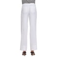 thumbnail image 2 of NYDJ womens  Linen-Blend Optic White Wide Leg Jean, 8, 2 of 3