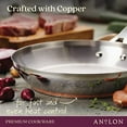 thumbnail image 3 of Anolon  Nouvelle Copper 11-Piece Mixed Cookware Set, Silver and Black, 3 of 10