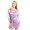 Lavender, variant on byLora Satin Kimono Robe for Women, Short Silky Bathrobe, Teal, Large