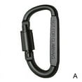 thumbnail image 1 of D-type Carabiner Clips Aluminum Alloy Keychain Carabiner Lightweight, 1 of 9