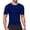 Blue, variant on Men's Tummy Control Shirt â Compression Top in S-3XL, Short Sleeve Belly Shapewear Undershirt, Invisible Body Shaper for Men