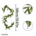 thumbnail image 3 of Cadancy Christmas Garland 6FT Artificial Pine Wreath with Berries for Fireplace Mantel Staircase Railing Holiday Party Indoor Outdoor Home Decoration Xmas Seasonal Decor, 3 of 7