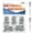 50, variant on Zinc Heavy Duty Self-Drilling Drywall Anchor Kit - 50 Metal Anchors with 50 #8 x 1-1/4" Screws, Total 100 Pieces