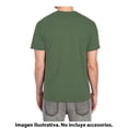 thumbnail image 3 of Playera Fruit of the Loom Para hombre cuello v, algodón sustentable, verde, talla 2EG, 3 of 4