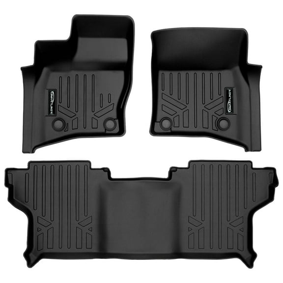 SMARTLINER All Weather Custom Fit 2 Row Floor Mat Liner Set Compatible With 2020-2023 Range Rover Defender 90
