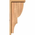 thumbnail image 3 of 7 1/2"W x 10"D x 22"H Ridgewood Smooth Corbel w/Backplate, Western Red Cedar, 3 of 9