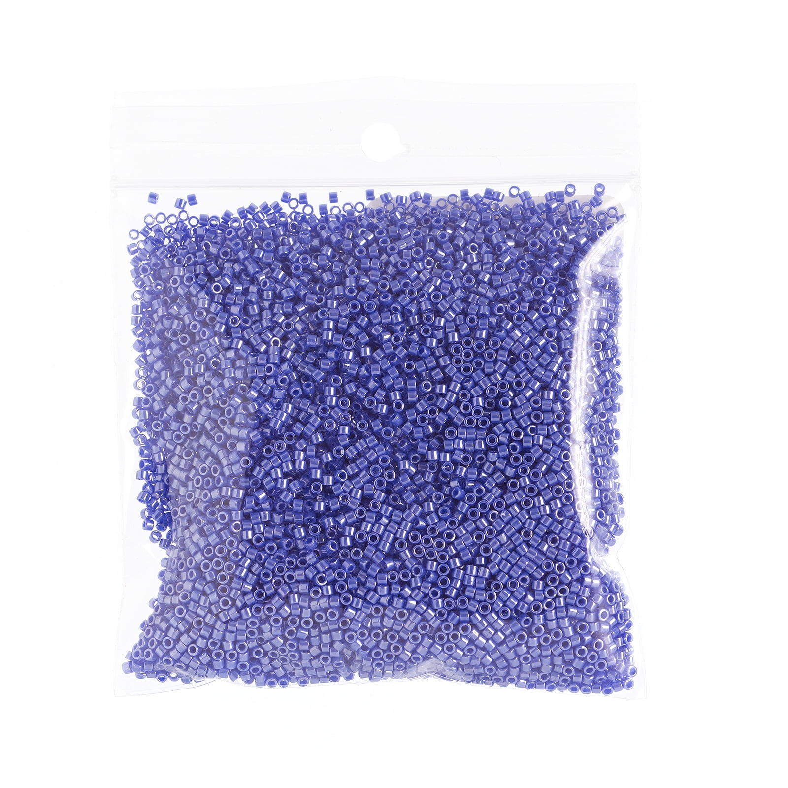 Miyuki Delica 11/0 - Blue Cyan Opaque Luster DB1569 - 50gms Bag of Japanese Glass Beads