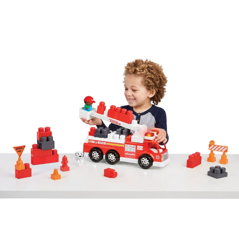 Tonka 33018 Mighty Builders Fire Tuff Truck Playset