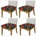 thumbnail image 2 of Gaeub Tomatoes1 Square Chair Seat Covers, Stretch Fitted Printed Chair Seat Cushion Cover for Kitchen, Office - One Size, 2 of 9