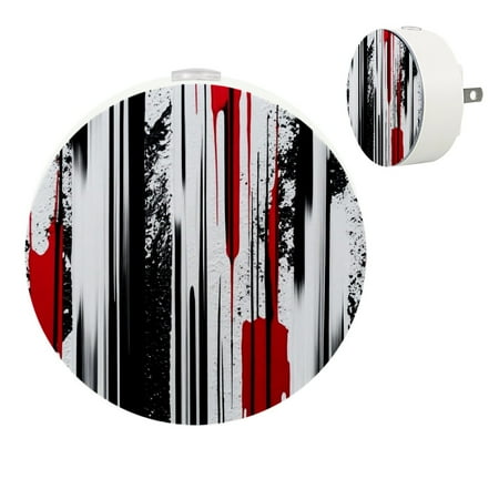 

YZUOUZY Night Light Small Lamp Bedroom Lamps Set of 2 Concept Painting Brush Line Abstract Art