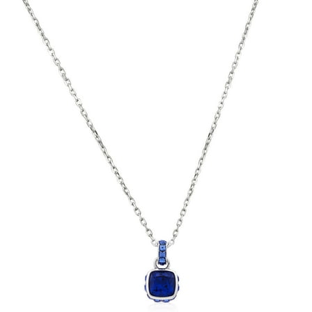 Swarovski Birthstone Pendant Sep Pendant Rhodium Shiny Blue