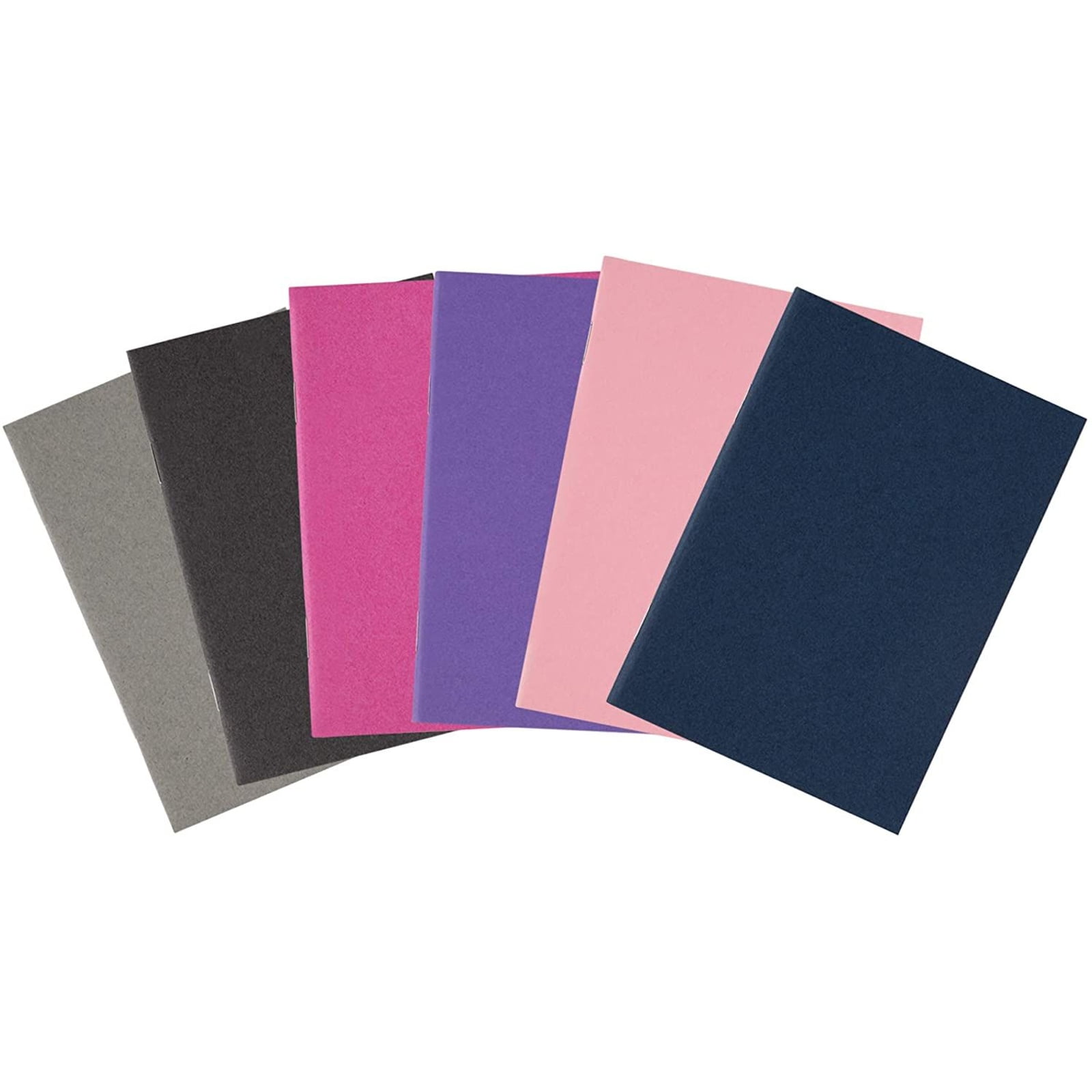 24-Pack Small Lined Notepad 3.5' x 5' Pocket Size, Mini Notebooks Journals Bulk, 6 Assorted Colors