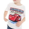 thumbnail image 3 of Pixar Cars Toddler Boys Graphic Americana Crewneck Tee with Short Sleeves, Sizes 12M-5T, 3 of 5
