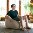 thumbnail image 5 of Jaxx Kiss Bean Bag Chair | Casual Poolside & Patio Seating | Sunbrella, Flax Beige, 5 of 6