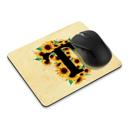 WIRESTER 8.66x7.08 in Rectangle Mouse Pad with Non-Slip Rubber Base for Computers  Laptop  Office & Home - Sunflower Vintage T price history on PriceWatchPro