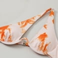 thumbnail image 6 of Efsteb Bathing Suit for Women 2 Piece Bikini Two Piece Swim Suit Bathing Suits Comfortable Bikini Sets Print Fashion Swimwear (Orange,S), 6 of 6