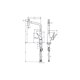 thumbnail image 2 of Metris Select M71 320 Grifería de cocina 2 chorros con spray cromo, 2 of 2