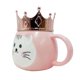 thumbnail image 2 of Taza de Ceramica Importacion Gatito Corona Rosa, 2 of 3