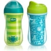Chicco Insulated Rim Spout Trainer Sippy Cup 9oz 12m+ (2pk) - Green/Teal