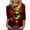 AA-Black, variant on Womens Novelty Graphic Tee Shirts Color Block Mardi Gras Fashion Party T Shirt Crew Neck 3/4 Sleeve Casual Tunic Tops Pink M