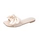 thumbnail image 1 of Sandalias para mujer, sandalias para mujer, zapatillas con lazo y punta abierta, sandalias, zapatillas, acabado de lujo, 1 of 5