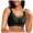 Black, variant on Jiaweic Womens Seamless Bras No Underwire Scalloped Push Up Soft Wireless Comfort Bralettes Full Coverage Everyday Bra Red,L