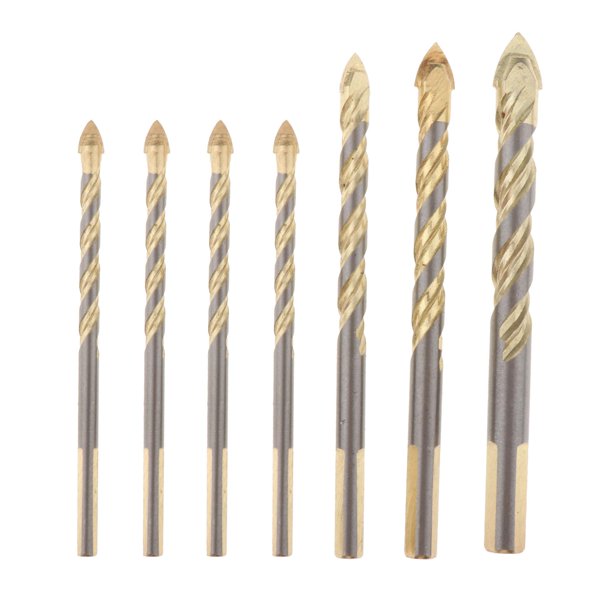 Juego de brocas para baldosas multimaterial Sunnimix Oro 7PCS