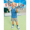 thumbnail image 3 of Garanimals Newborn, Baby & Toddler Boy Cotton 6-Piece Outfit Sets, Graphic Tops & Pull-On Bottoms, Sizes 0-6T, 3 of 12