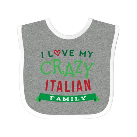 

Inktastic Italian Family Heritage Gift Baby Boy or Baby Girl Bib