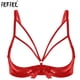 thumbnail image 2 of Lencería para damas Sujetadores sexys para mujer Sujetadores con aros y lazo Sujetadores porno Sujetadores de cuero con copa abierta y tiras Lencería Ropa interior, 2 of 5