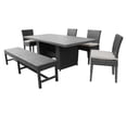thumbnail image 1 of Belle Table de Salle à Manger Rectangulaire avec 4 Chaises 1 Banc, 1 of 2