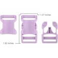 thumbnail image 2 of Charming - 3/4 Inch Contoured Side Release Plastic Buckle - (Lavender, 10 Pack) - Designed for unforgettable banquet accessories, 2 of 2