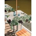 thumbnail image 2 of Outdoor Tablecloth with Umbrella Hole for Patio/Picnic/Party/Camping, Summer Hummingbirds Waterproof Table Cloth Square Cover Washable, Tropical Palm Leaves Farmhouse Rustic (60"x 60"), 2 of 9