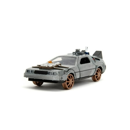 Back to the Future - 1:32 Time Machine Railroad Wheels Die-Cast Car