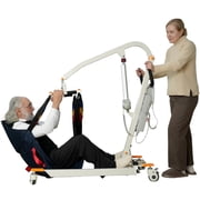 VOCIC Electric Patient Transfer Lift, Hydraulic Body Lift for Elderly, Foldable, Home Care, 440LBS