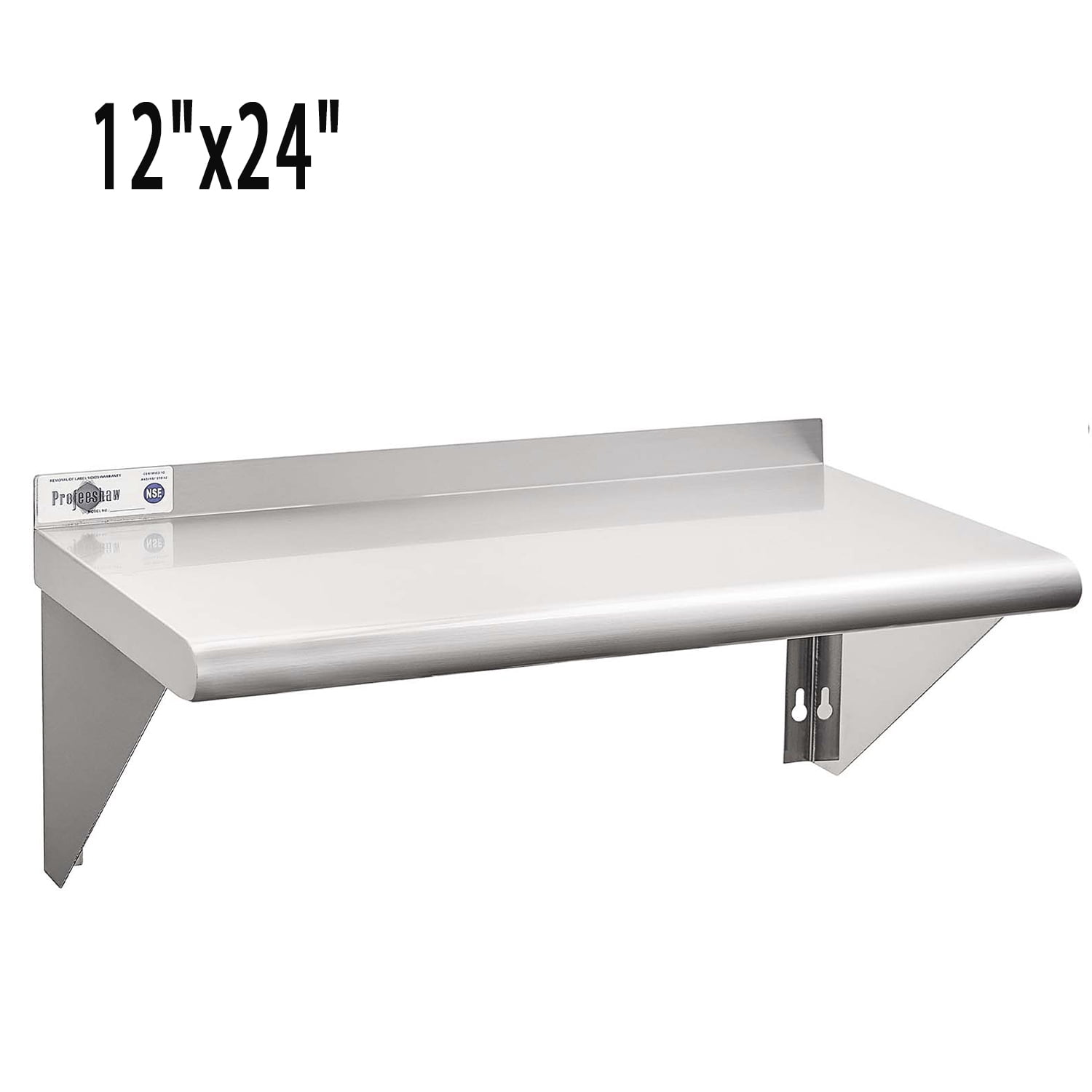 uhomepro Stainless Steel Shelf 12 x 24 Inches, NSF Certified Commercial