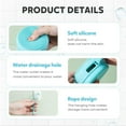 thumbnail image 4 of Back Scrubber for Shower Silicone Body Scrubber 2025 New Body Brushes Gentle Exfoliating Shower Brush Bathing Tool for All Skin Types Well Body Scrubber, 4 of 9