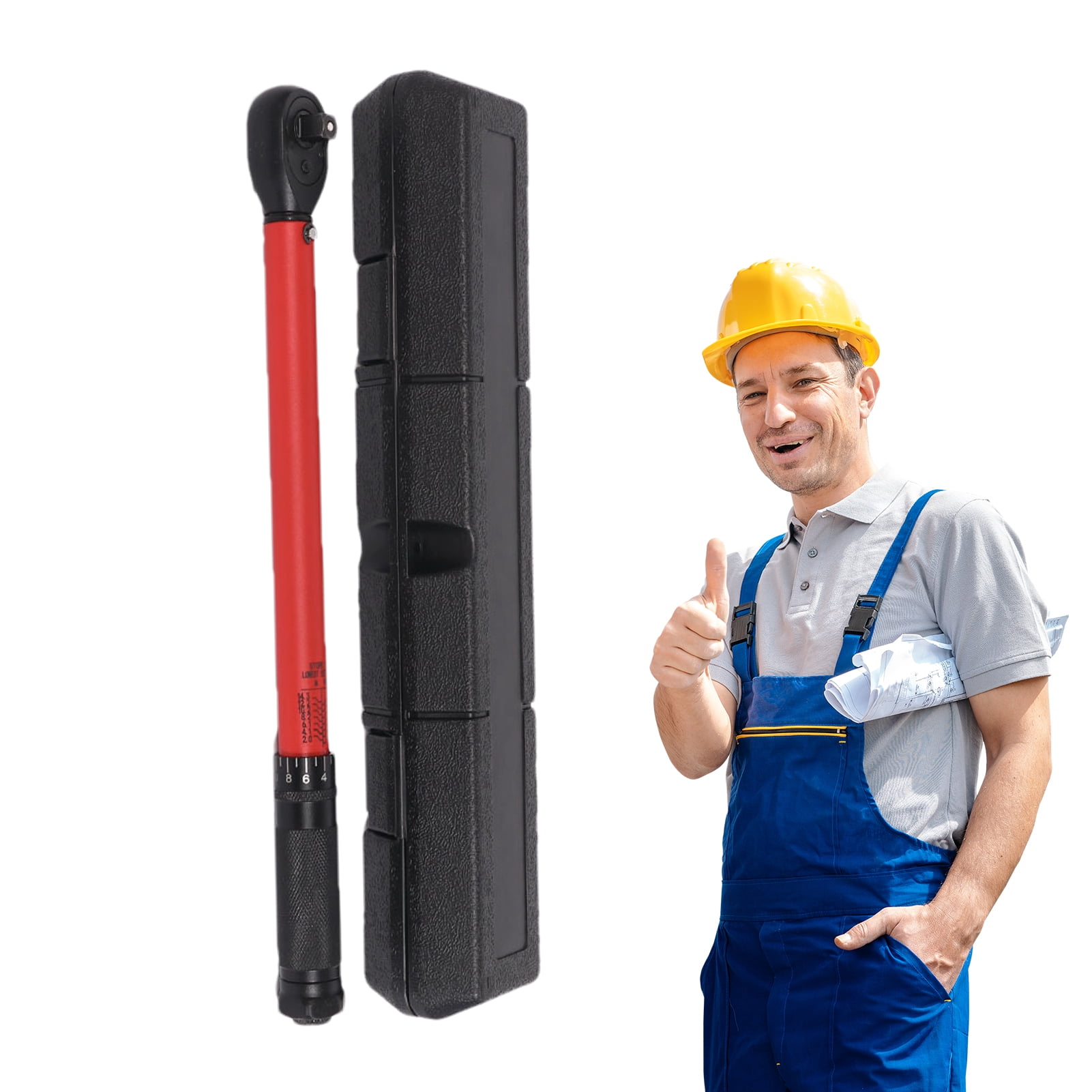 Digital Torque Wrench, 72 Teeth Electronic Adjustable Torque Wrench, Open End Torque Wrench, Torque Multiplier for Automotive Repair, Machinery