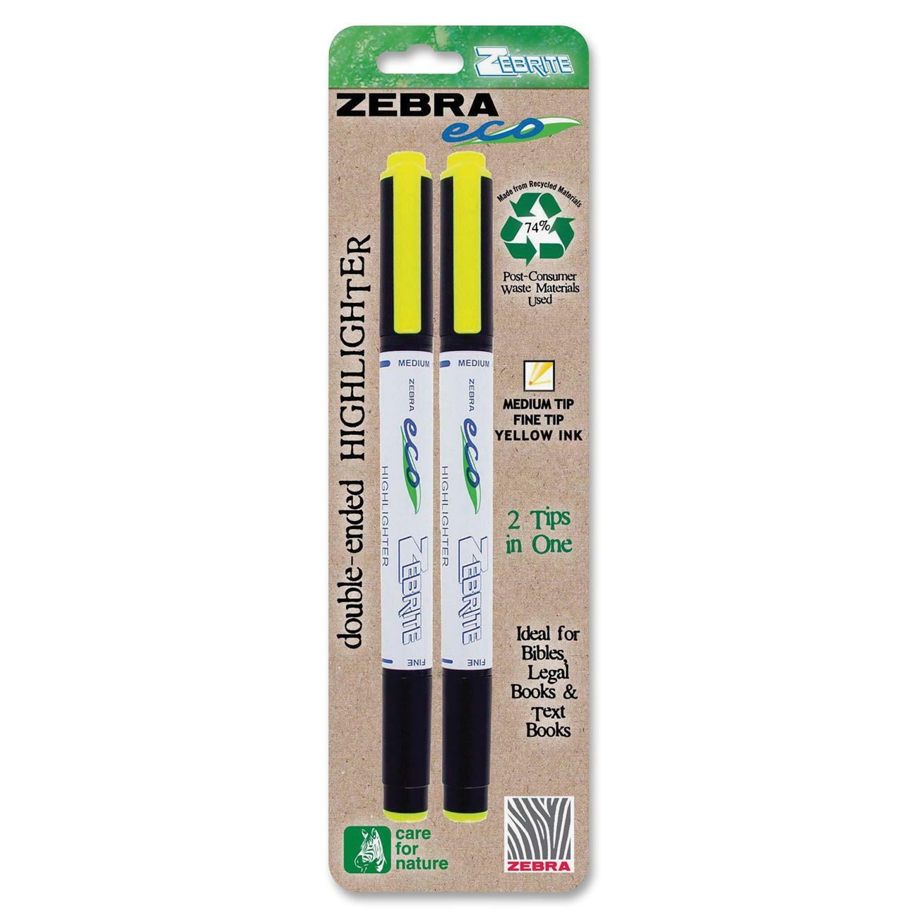 Zebra Pen Eco Zebrite Doubleended Highlighter