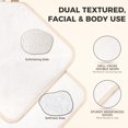 thumbnail image 2 of Toallita exfoliante ZOMCHI para rostro y cuerpo (blanca, paquete de 3), 2 of 7