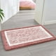 thumbnail image 4 of Alfombra de baño de microfibra blanda - Tapete de ducha absorbente antideslizante, 40x60cm gris o rosa, lavable a máquina, 4 of 5