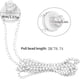 thumbnail image 3 of Roller Blind Spares Replacement Repair Kit 25mm Roller Blind Fittings Roller Blind Kit Curtain Roller Blind Accessories With 2m Beaded Chain Spare B, 3 of 5
