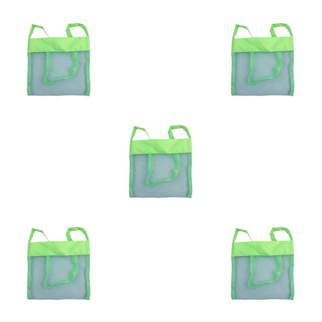 Vogacara Bolsa de malla de playa Bolsa de arena plegable para niños Bolso de juguetes para niños Senderismo al aire libre Bolsa de hombro de viaje Type2 NO2